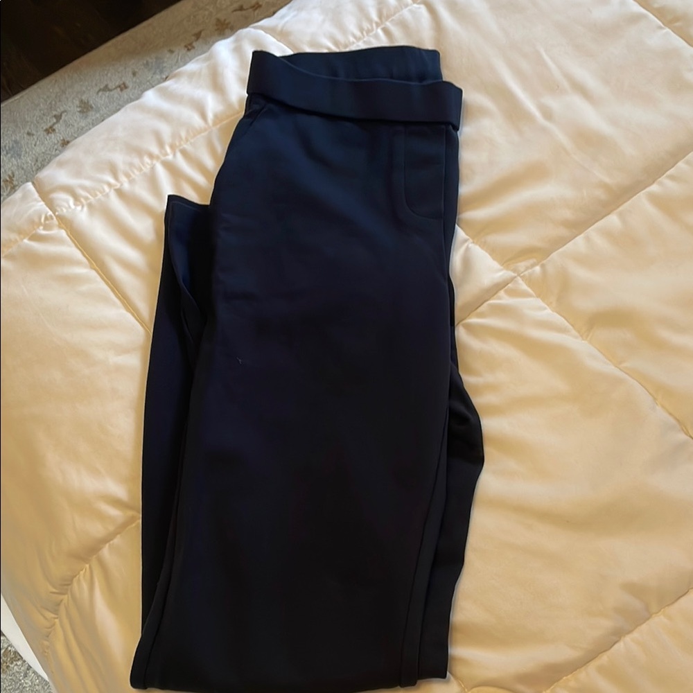 Jules & Leopold Ladies  Classic Navy Dress Pants Small Pull on Nice